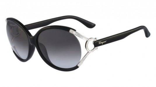 Ferragamo SF600SR Sunglasses, (001) BLACK