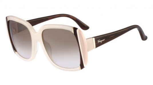 Ferragamo SF672S Sunglasses, 601 OPALINE ROSE