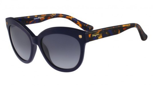 Ferragamo SF675S Sunglasses, 424 BLUE