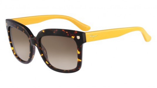 Ferragamo SF676S Sunglasses, 214 TORTOISE