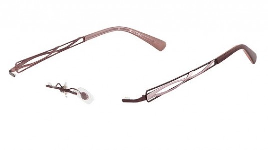 Airlock AIRLOCK INFINITY CHASSIS Eyeglasses, (601) BURGUNDY ROSE