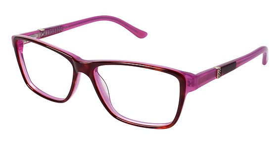Ann Taylor AT307 Eyeglasses, C02 Tortoise with Pink