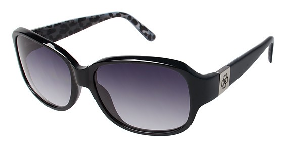 Ann Taylor AT502 Sunglasses, C01 Black/Animal Print