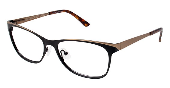 Ann Taylor AT101 Eyeglasses, C01 Black / Brown