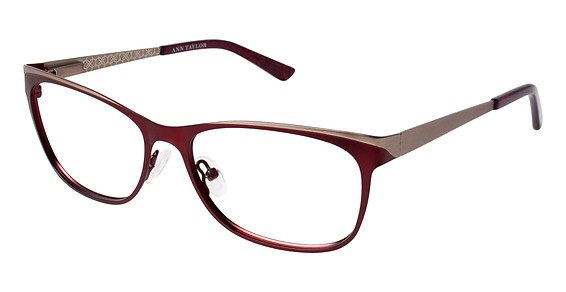 Ann Taylor AT101 Eyeglasses, C03 Burgundy / Light Brown