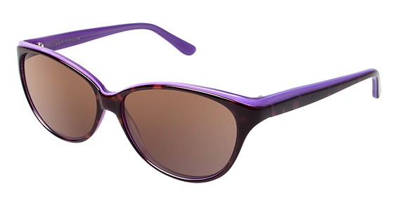 Ann Taylor AT505 Sunglasses, C01 Tortoise/Burgundy