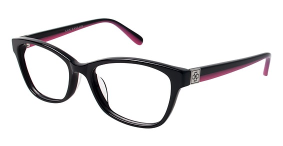 Ann Taylor AT305 Eyeglasses, C01 Black/Pink