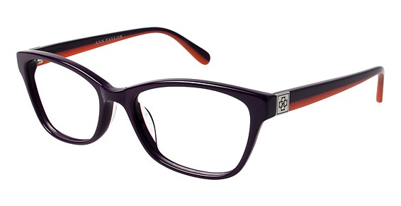 Ann Taylor AT305 Eyeglasses, C03 Dark Purple