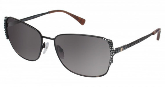 Jimmy Crystal JCS815 Sunglasses, BLACK