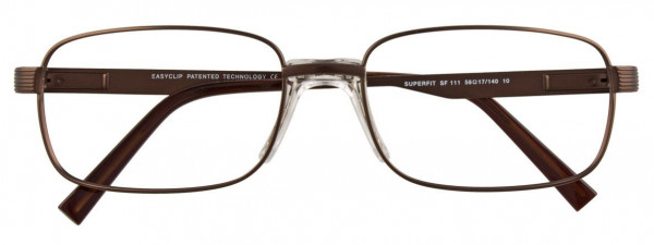 EasyClip SF111 Eyeglasses, 010 - Satin Brown