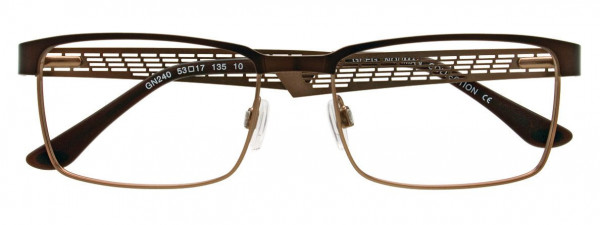 Greg Norman GN240 Eyeglasses, 010 - Matt Dark Brown