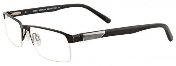 Greg Norman GN230 Eyeglasses, SATIN BLACK