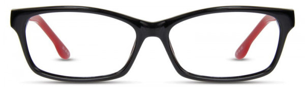Elements EL-172 Eyeglasses, 1 - Black / Red