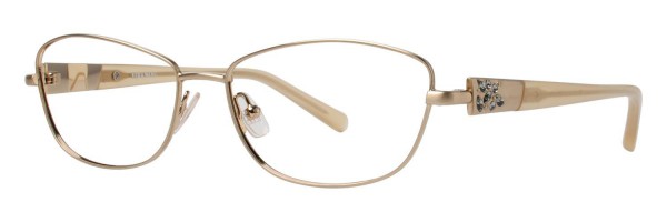 Vera Wang DIAPHANOUS Eyeglasses, Gold