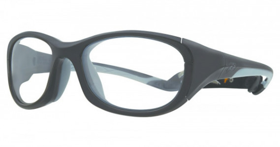 Liberty Sport All Pro Sports Eyewear, 203 Shiny Black (Clear With Silver Flash Mirror)