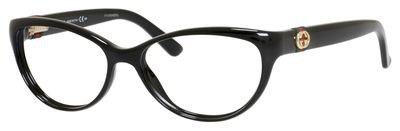 Gucci Gucci 3682 Eyeglasses, 0D28(00) Shiny Black