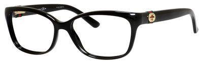 Gucci Gucci 3683 Eyeglasses, 0D28(00) Shiny Black