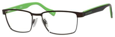 HUGO BOSS Orange Bo 0170 Eyeglasses, 0FNA(00) Black Ruthenium Havana Green