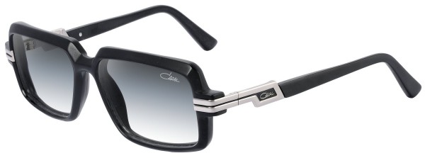 Cazal Cazal 6008/3 Sunglasses, 002 Mat Black-Silver/Grey Gradient lenses