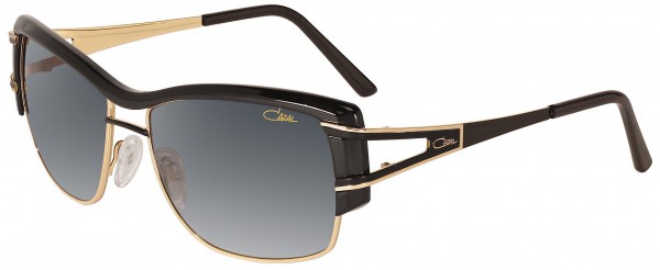 Cazal Cazal 9052 Sunglasses, 001 Black-Gold/Grey Gradient lenses