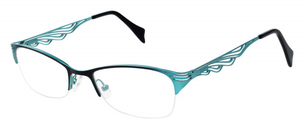 Brendel 922010 Eyeglasses, Black/Teal - 71 (TEA)