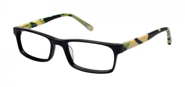 O!O OT61 Eyeglasses, Black - 10 (BLK)