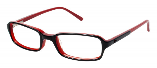 Ted Baker B924 Eyeglasses, Black/ Red (BLK)