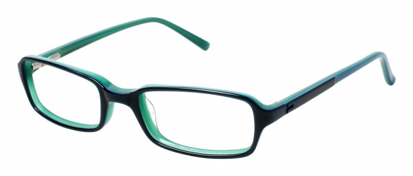 Ted Baker B924 Eyeglasses, Navy/ Green (NAV)