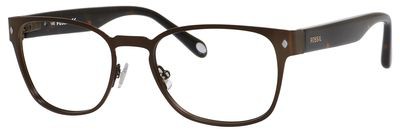 Fossil Wallace Eyeglasses, 01J0(00) Matte Brown