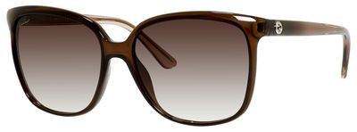Gucci Gucci 3696/S Sunglasses, 0G7O(JS) Transparent Brown