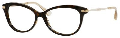 Jimmy Choo Safilo Jc 95 Eyeglasses, 07VI(00) Dark Havana / Ivory