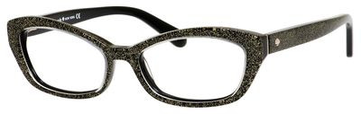 Kate Spade Cristi Eyeglasses, 0JLQ(00) Black Gold Glitter
