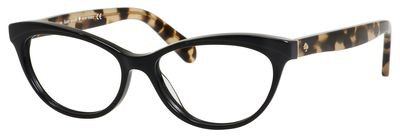 Kate Spade Steffi Eyeglasses, 0807(00) Black Camel