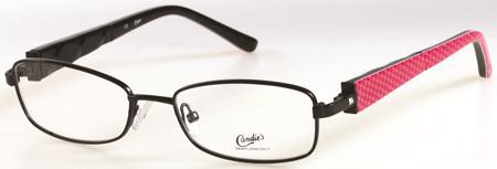 Candie's Eyes CA-A312 (CT DENA) Eyeglasses, P93 (SBLK) - Satin Black