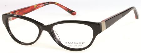 Rampage RA-0186T (R 186T) Eyeglasses, B84 (BLK) - Black