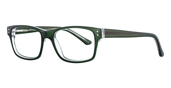 Elan 3007 Eyeglasses, Emerald/Crystal