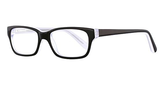 K-12 by Avalon 4085 Eyeglasses, Black/White