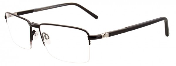 Pentax P9995 Eyeglasses, SATIN BLACK