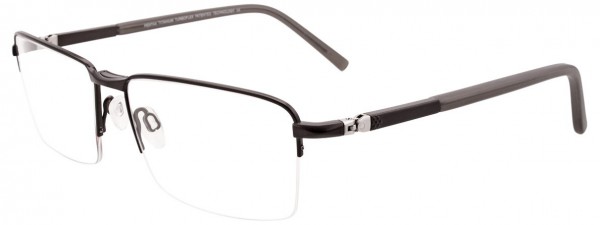 Pentax P9995 Eyeglasses, SATIN CHARCOAL