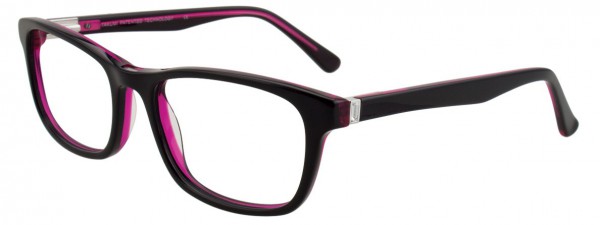 Takumi TK948 Eyeglasses, BLACK AND PINK