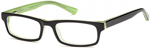 Trendy T 23 Eyeglasses, Black