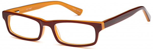 Trendy T 23 Eyeglasses, Brown