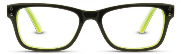 David Benjamin Glow Eyeglasses, 2 - Dark Green / Lime