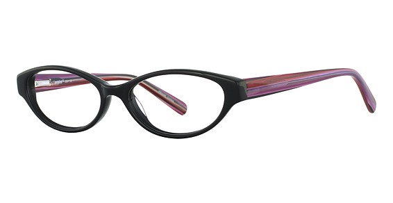 Seventeen 5391 Eyeglasses, Black/Ruby