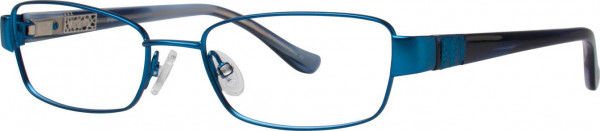 Kensie Peplum Eyeglasses, Blue