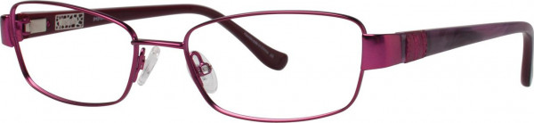 Kensie Peplum Eyeglasses, Burgundy