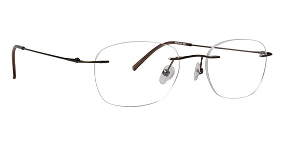 Totally Rimless TR 210 Eyeglasses, BRN Brown