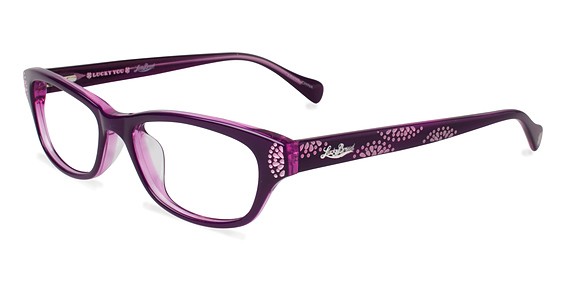 Lucky Brand Swirl Eyeglasses, Purple