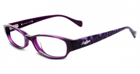 Lucky Brand Pretend Eyeglasses, Purple
