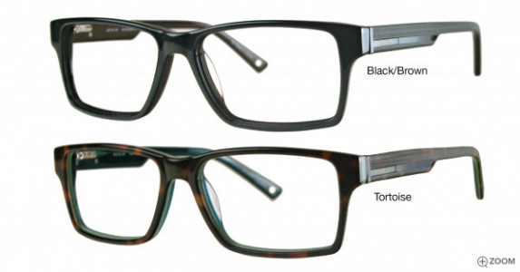 Bulova Salford Eyeglasses, Black/Brown